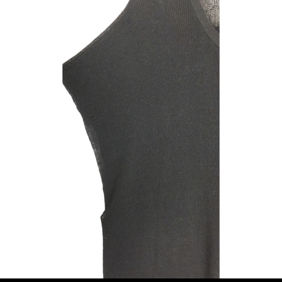 Eileen Fisher polished linen rib tunic top 9428 - Picture 4 of 5